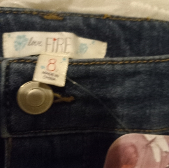 Love Fire Denim skirt - Picture 3 of 6